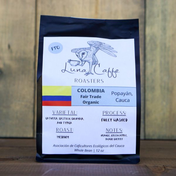Luna Caffe – Organic Colombian – Whole Bean